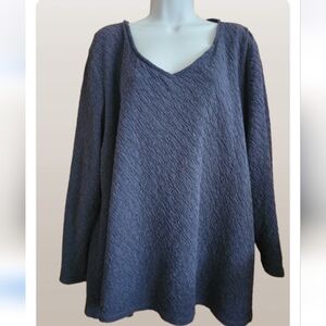 PureJill Crinkle Cotton Top Size XL